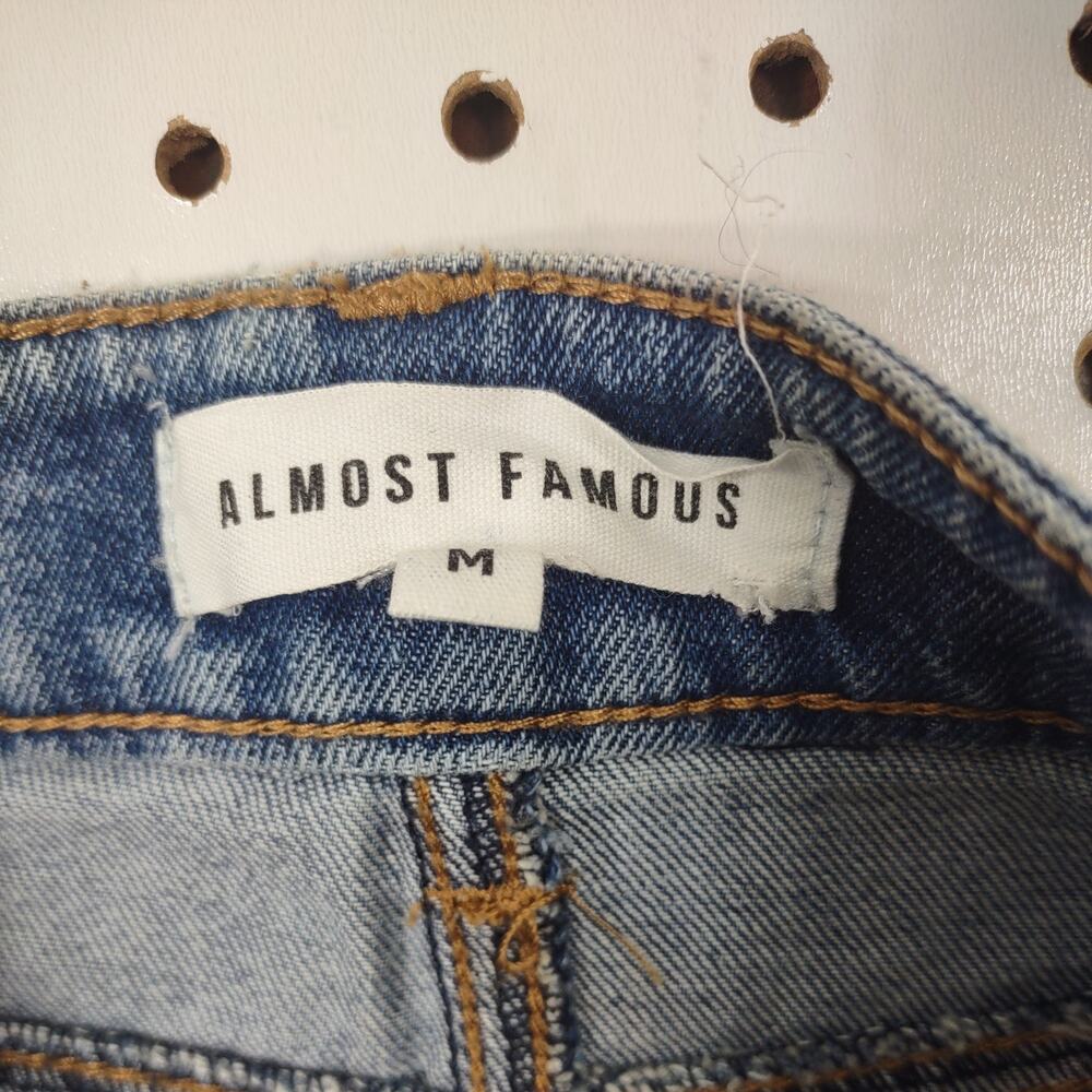 Almost Famous Maxi Jean Skirt with High Slit in Front, Size Medium - Picture 8 of 9